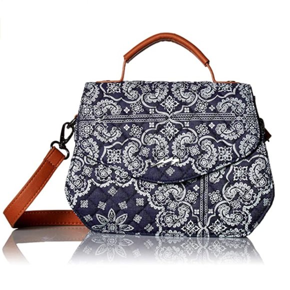 Sam Edelman Handbags - NWT Sam Edelman Paisley Quilted Crossbody Satchel
